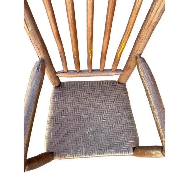 1910s 1910s Old Hickory Wooden Chair For Sale - Image 5 of 6