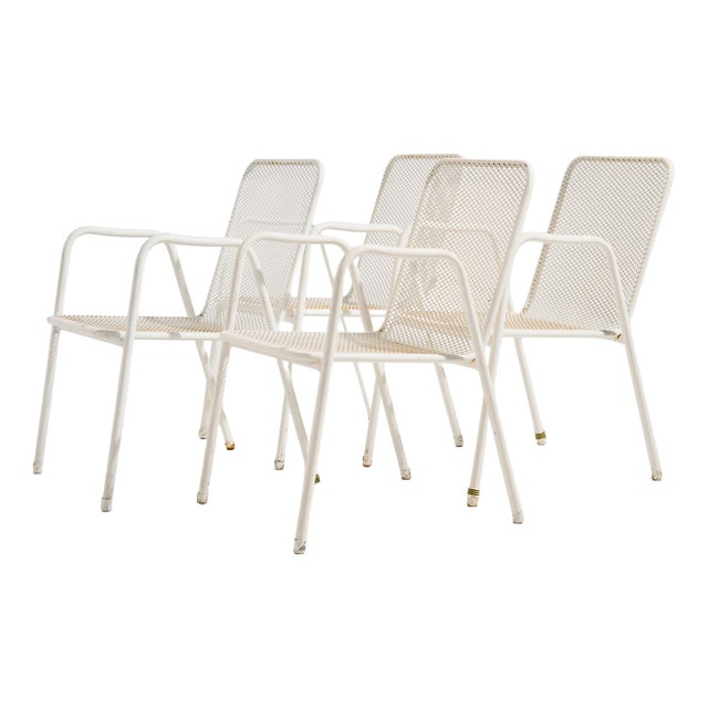 Vintage Stackable Garden Armchair, 1980s For Sale
