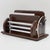 Macassar, Chrome and Lucite Desk Accessory Letter Holder, circa 1940 For Sale - Image 14 of 14