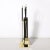 Mid-Century Modernist Three Piece Fire Tool Set in Brass by Alessandro Albrizzi For Sale In New York - Image 6 of 11