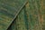 Rug & Kilim’s Modern Textural Square Rug, Warm Tone-on-Tone Green and Gold For Sale - Image 9 of 9