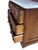 Victorian Antique Victorian Walnut Marble Top Dresser With Tilting Mirror & Hand-Carved Acorn Pulls For Sale - Image 3 of 10