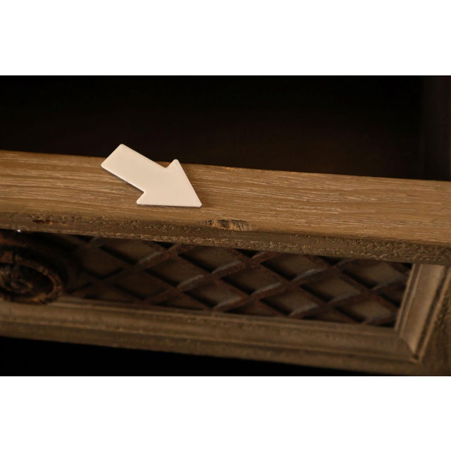 Restoration Hardware Restoration Hardware Treillage Collection Louis XVI Style Latticework Double Dresser For Sale - Image 4 of 18