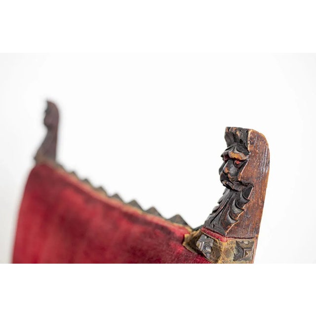 Antique Italian Lounge Chair For Sale - Image 4 of 9