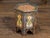 Wood Moroccan Moorish Style 1920s Table with Hexagonal Top and Polychrome Décor For Sale - Image 7 of 10