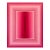 Contemporary Abstract Acrylic on Canvas "Extended Light (Rose Madder)" by Andy Harwood For Sale