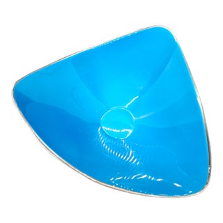 Vintage Reed & Barton Silverplate Triangle Bowl For Sale