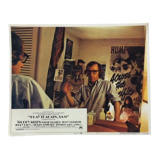 1972 "Play It Again Sam" Woody Allen and Diane Keaton Movie Poster For Sale