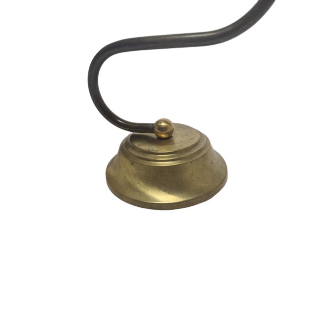 Art Deco Metal Wall Lamp, Poland, 1950s For Sale - Image 3 of 8