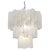 Big Three-Tier Murano Glass Tube Chandelier in White Albaster, 1980s For Sale - Image 12 of 12