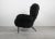 Mid-Century Modern Black Mongolian Wool Pl19 Armchair by Franco Albini for Poggi, Italy, 1950s For Sale - Image 3 of 7