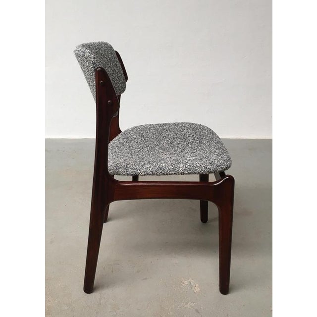 Brown Rosewood Dining Chairs by Erik Buch for Oddense Maskinsnedkeri / O. D. Møbler, 1960s, Set of 10 For Sale - Image 8 of 11