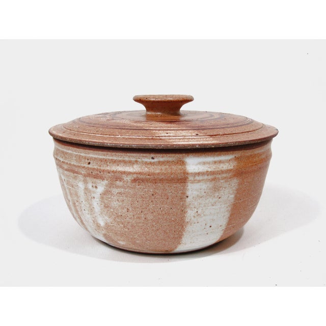1990s 1990s Signed Hand-Thrown Studio Pottery Steam Pot With Lid For Sale - Image 5 of 14