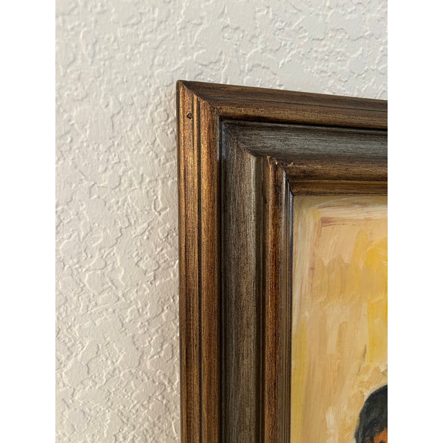 Vintage "Sunflower Boy" DeGrazia Reproduction Painting For Sale In West Palm - Image 6 of 9