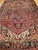 Vintage Persian Heriz Rug, Hand-Knotted Wool, Geometric Medallion Pattern, Red & Navy, 9x12 For Sale - Image 11 of 18