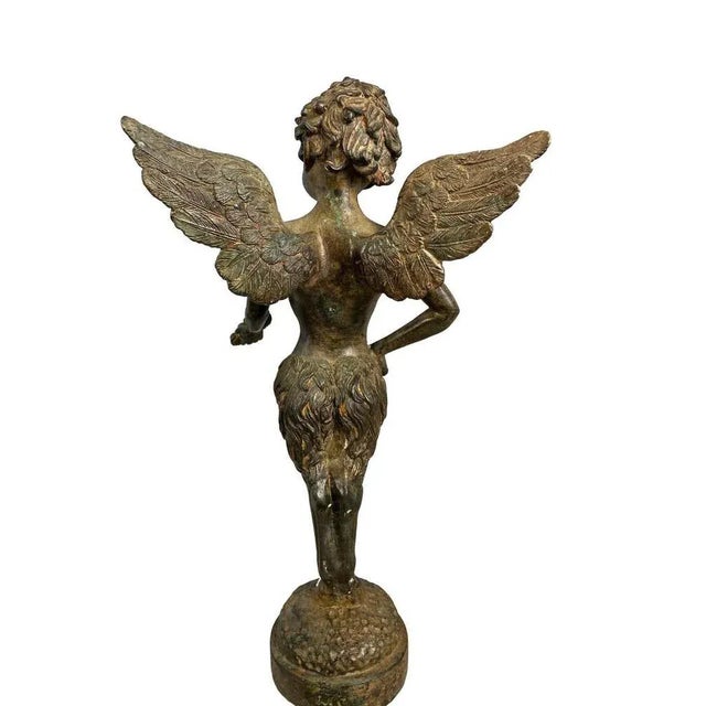 Metal Bronze Cherubs, 20th Century, Set of 2 For Sale - Image 7 of 12