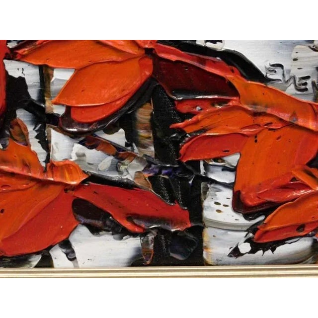 Impressionist Maya Eventov Expressionist Forest Landscape Painting, Framed For Sale - Image 3 of 5