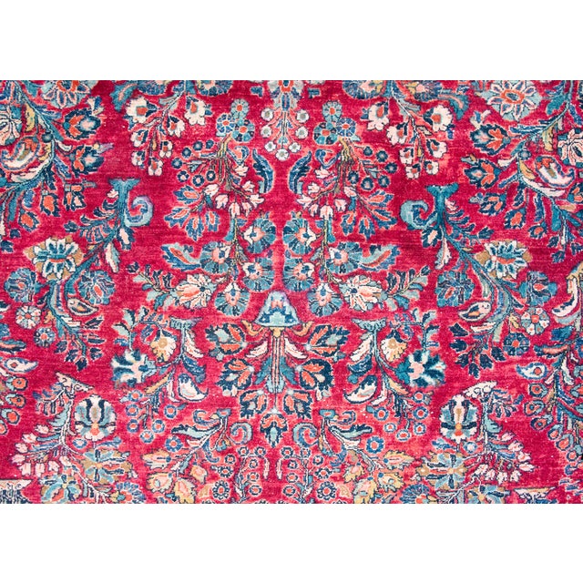 Early 20th Century Persian Sarouk Rug For Sale In Chicago - Image 6 of 15
