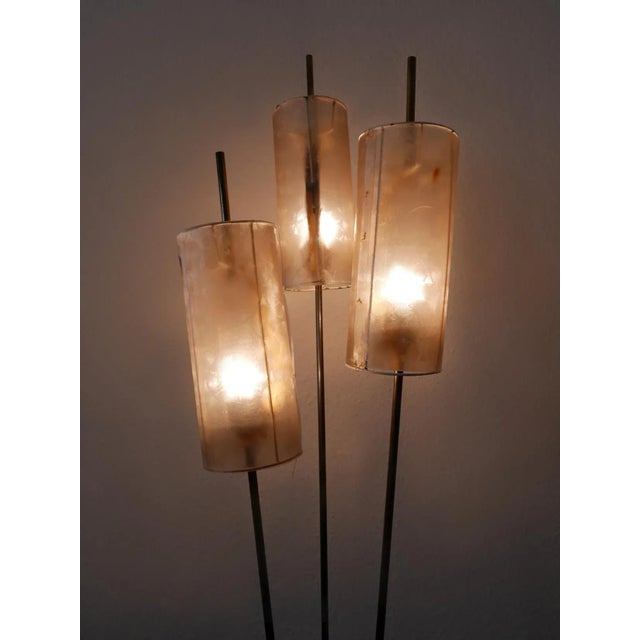 1950s Mid-Century Modern German 3-Flamed Floor Lamp, 1950s For Sale - Image 5 of 14