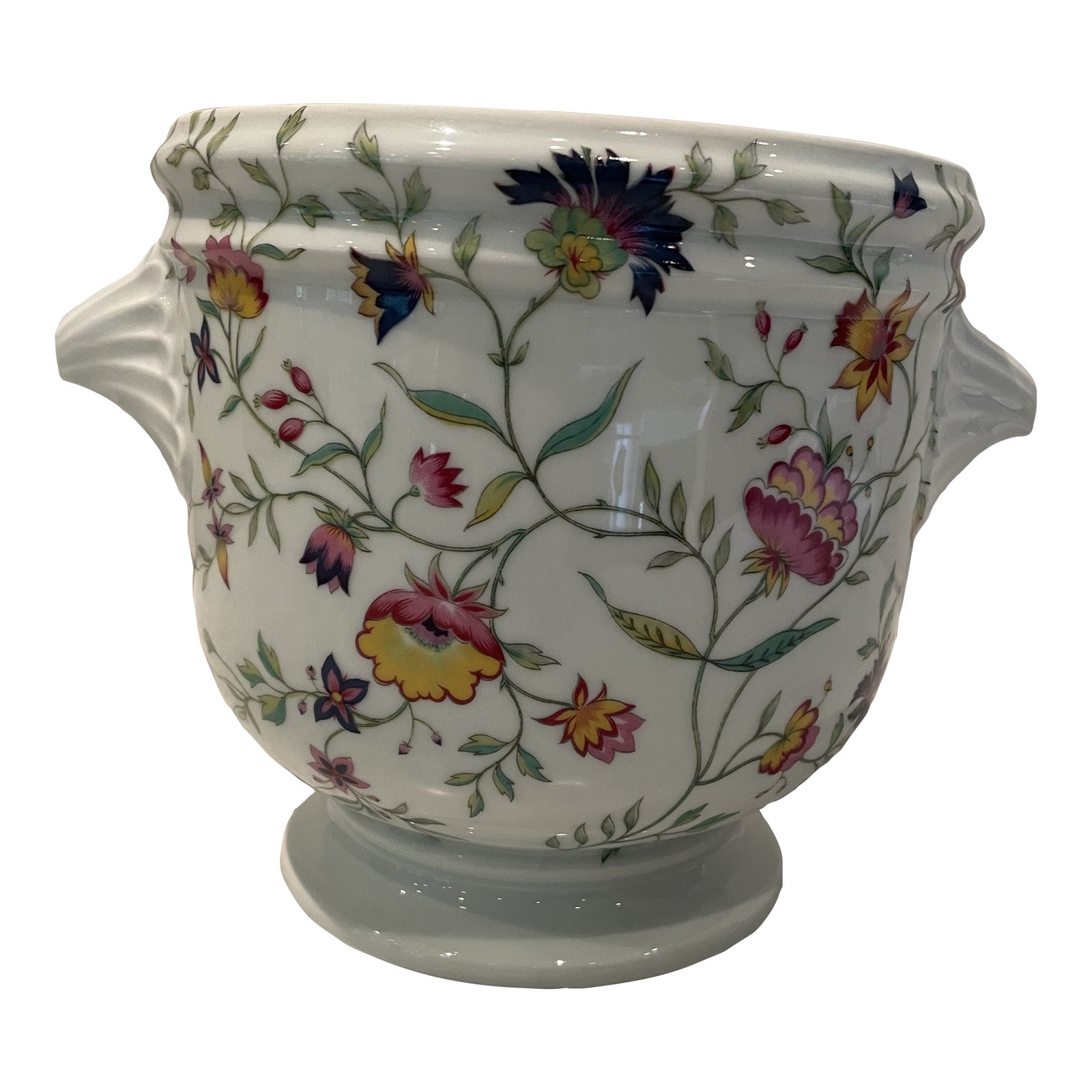 Royal Limoges French Cachepot in Adriana Pattern Chairish