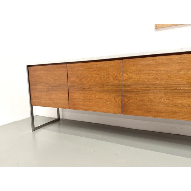 Modernist Sideboard in Rosewood and Marble from Arno, 1970s For Sale - Image 4 of 18