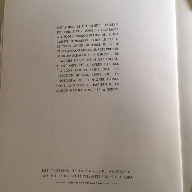 1947 "L'Ecole Franco-Flamande" First Edition Folio by Germain Bazin For Sale - Image 11 of 11