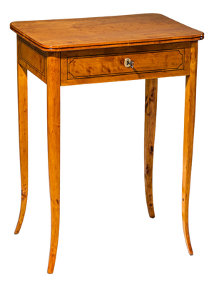 Biedermeier Sewing Table in Birch, 1820