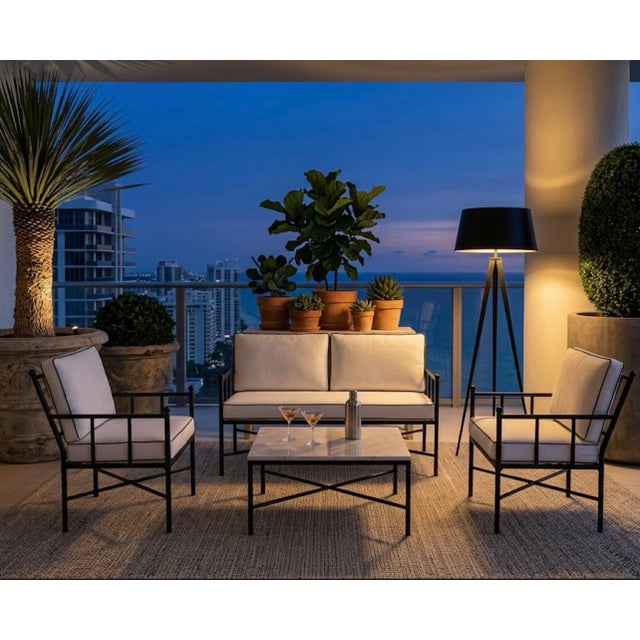 Vintage Neoclassical Turkish Outdoor Lounge Set For Sale - Image 10 of 12