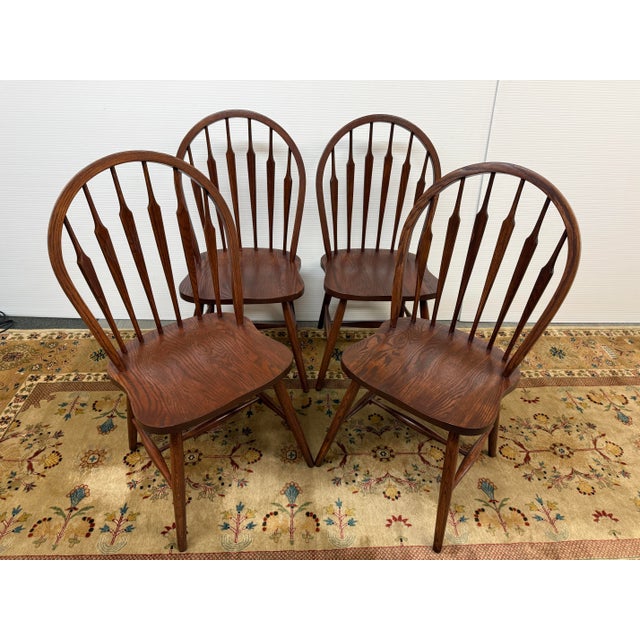 Design Plus Gallery presents a Set of Four Windsor Chairs from H.W. Hull & Sons. The brand was well-regarded for producing...