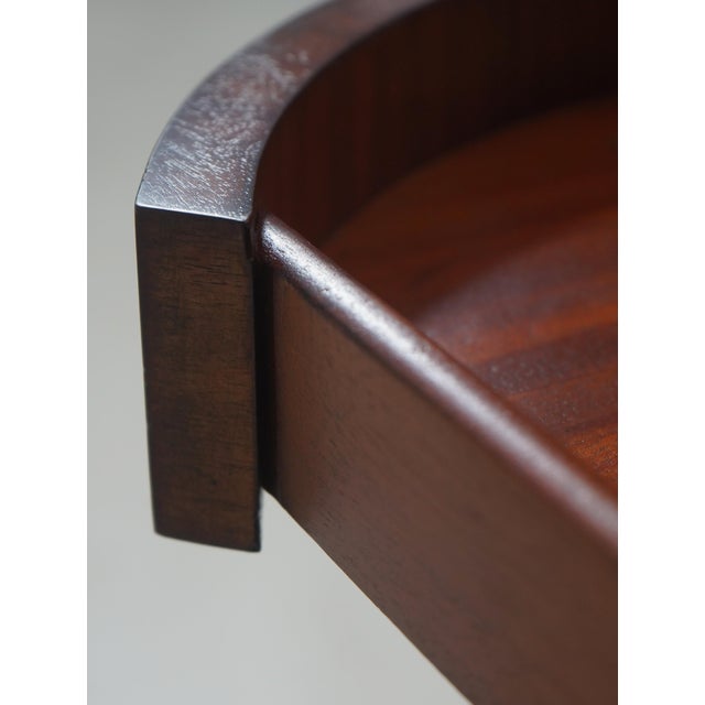 2020s Maitland Smith 8115-30 Mahogany Lamp Table For Sale - Image 5 of 18