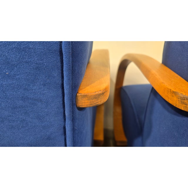 Lounge Chairs from Jindrich Halabala, 1940s, Set of 2 For Sale - Image 12 of 15