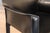 Metal Set of 4 Mario Bellini for Cassina Cab 413 Black Leather Modern Dining Armchairs For Sale - Image 7 of 11