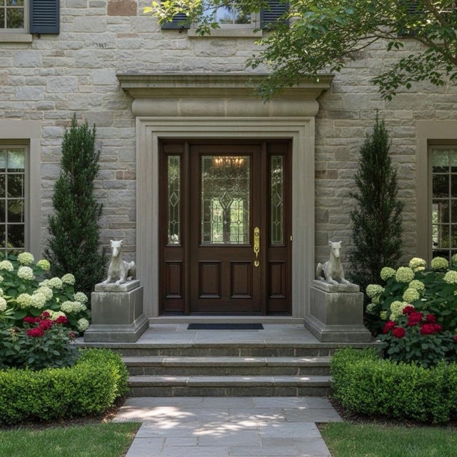 Stone Gray 1990s Pair of Large Neoclassical Recumbent Greyhound Statues For Sale - Image 8 of 9