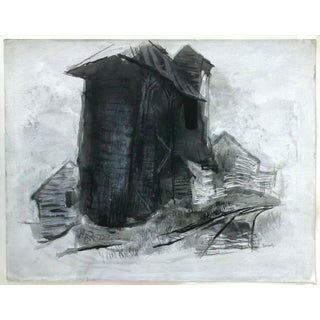 Tibor Gergely, Farm house by Famed Childrens Book Illustrator Tibor Gergely, 1970 For Sale