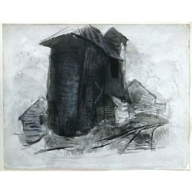 Tibor Gergely, Farm house by Famed Childrens Book Illustrator Tibor Gergely, 1970 For Sale