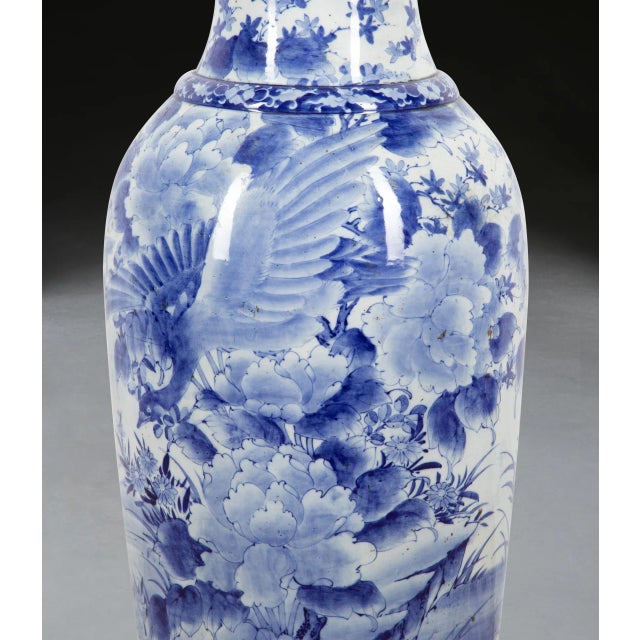 Large Antique Japanese Vase, 1880 For Sale - Image 10 of 13