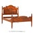 Antique Chippendale Style | Solid Cherry | Three-Quarter (3/4) Bed | Circa Mid-1800s A Stately Masterpiece of American...