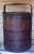 Chinese Dim Sum Rattan Carrying Basket with Iron Fittings For Sale - Image 6 of 6