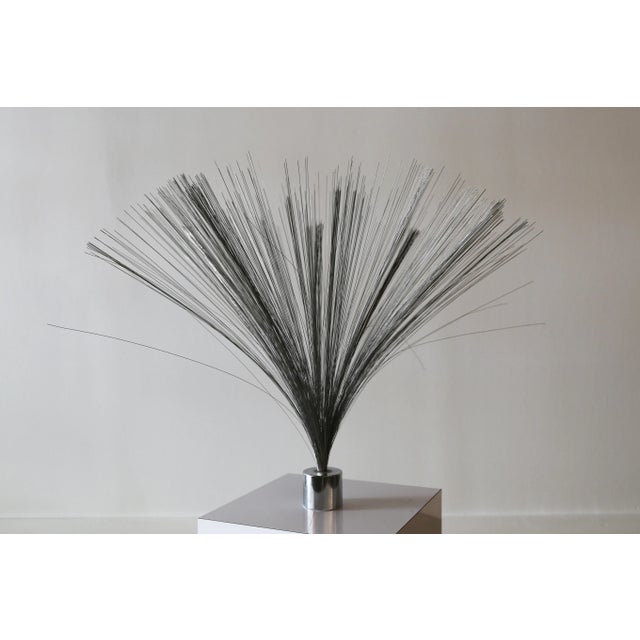 Harry Bertoia 1960s Vintage Harry Bertoia Style Spray Sculpture Chrome For Sale - Image 4 of 6