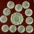 Arthur Percy Designed Swedish Plate Set by Gelfe, C. 1940's For Sale - Image 12 of 12