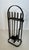 Black lacquered and chrome-plated fireplace tools on stand For Sale - Image 12 of 12