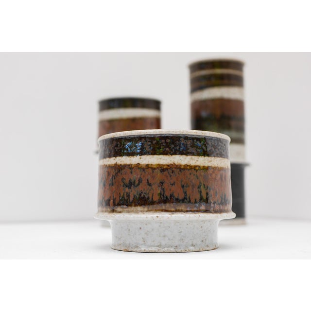 Rörstrand Vintage Scandinavian Ceramic Vase by Inger Persson for Rörstrand, Sweden, 1970s For Sale - Image 4 of 13