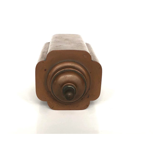 Early 20th Century Vintage Copper Tea Caddy Stash Box For Sale - Image 9 of 13