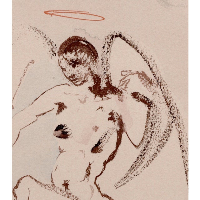 1960s Salvador Dali, The Faithful Angels, 1964, Woodcut For Sale - Image 5 of 9