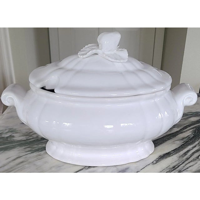 LastChance!Made in Portugal Bordallo Pinheiro Strawberry Motif Soup Tureen For Sale - Image 10 of 12