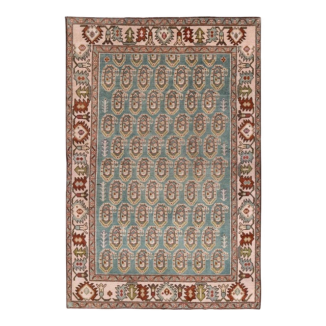 Galerie Shabab Collection Mid-20th Century Persian Malayer Accent Rug For Sale