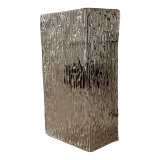 Wall Lamp in Textured Glass from Kalmar Franken, 1960s For Sale