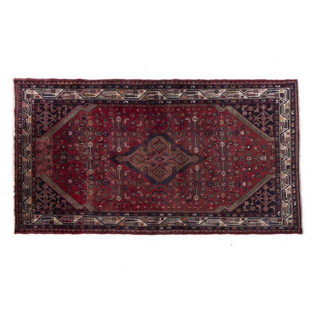 Asian Rug in Cotton and Wool For Sale - Image 6 of 6