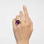 Ring With Amethyst Cabochon, Size 6.75 For Sale - Image 6 of 7