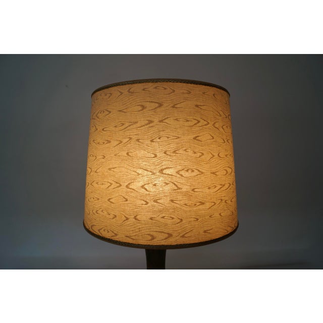 1960’s Mid-Century Modern Pottery Ceramic Table Lamp For Sale - Image 11 of 12